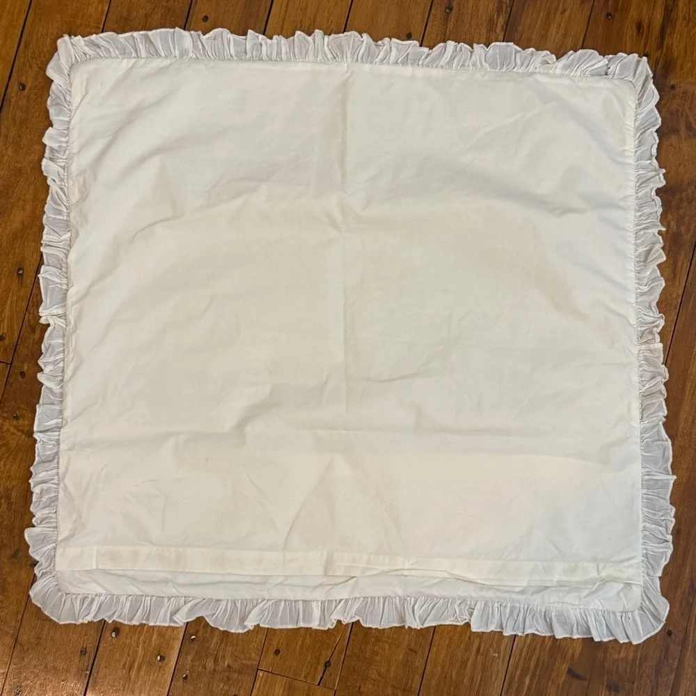 Pottery Barn Smocked Ruffled Euro Sham - Picture 6 of 11